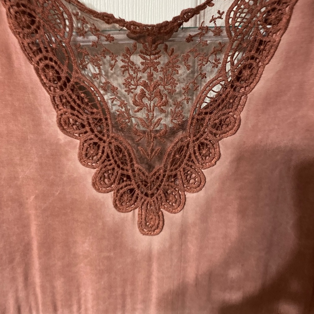 Rustic Red Dress - Picture 3 of 3